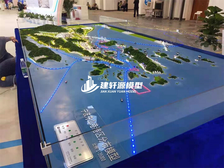 秦安地形地貌模型