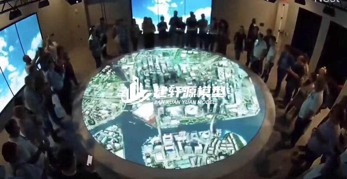 秦安投影沙盘模型定制